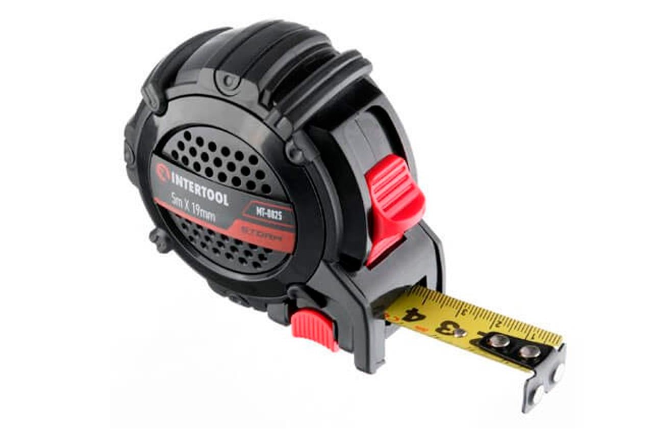 Рулетка Intertool 5 мx19 мм Storm магніт (MT-0825)