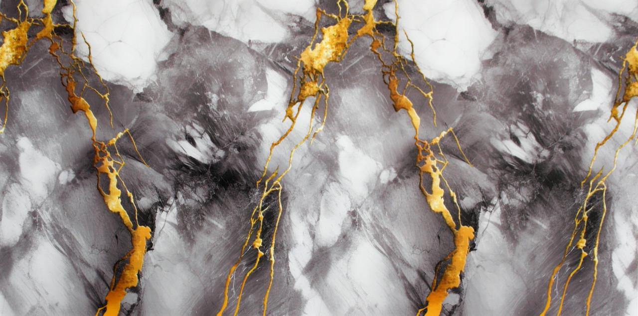 Панель самоклеюча глянцева РЕТ під колір структури 600х300х2,5 мм Пастельний попелястий сірий з відтінком помаранчевий (VN3-140)