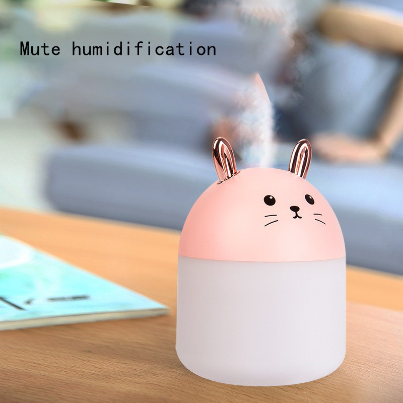 Увлажнитель воздуха 3в1 Humidifier LED Котик детский - фото 4