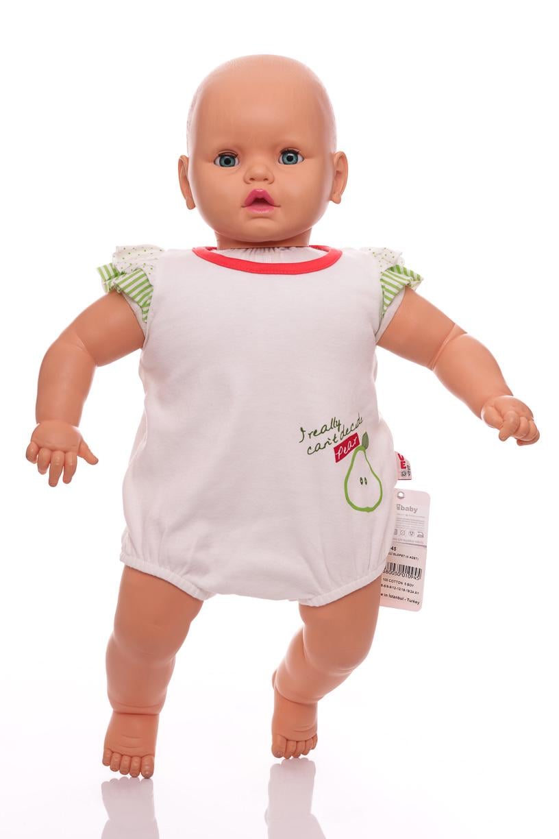 Боди-платье с коротким рукавом для девочки MiniPapi Груша интерлок 68 см (31437)