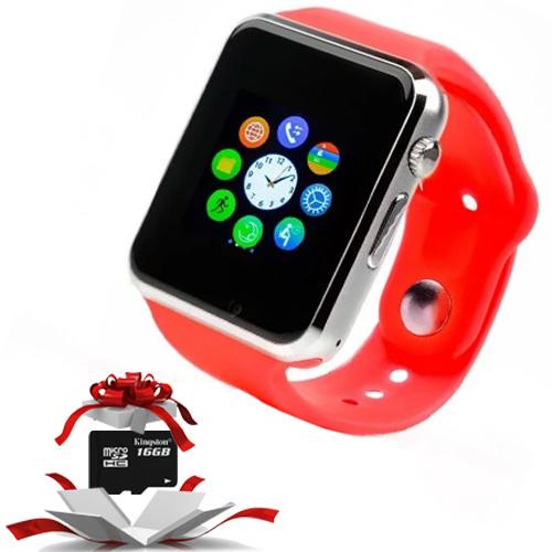 Cмарт-годинник Uwatch A1 з картою пам'яті 16 Гб Silver Orange - фото 2