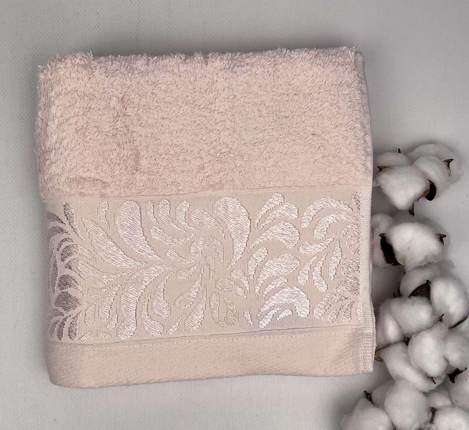 Рушник Cottonize cod 412 50x90 см Пудровий (CN24569) - фото 1 Рушник Cottonize cod 412 50x90 см Пудровий (CN24569) - фото 1