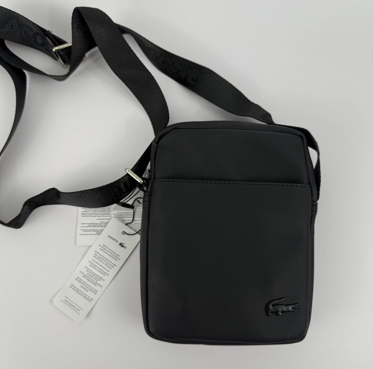 Барсетка Lacoste через плечо Черный - фото 7 Барсетка Lacoste через плечо Черный - фото 7