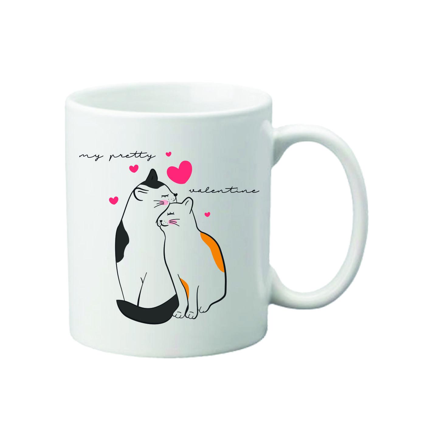 Чашка с принтом День Валентина 330 мл (23637171)