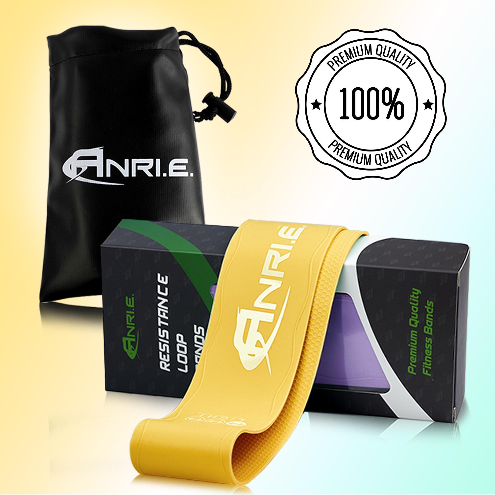 Гумки для фітнесу професійні неслизькі ANRI.E. RBS-02 3 шт. Жовтий/Чорний/Червоний - фото 4 Гумки для фітнесу професійні неслизькі ANRI.E. RBS-02 3 шт. Жовтий/Чорний/Червоний - фото 4
