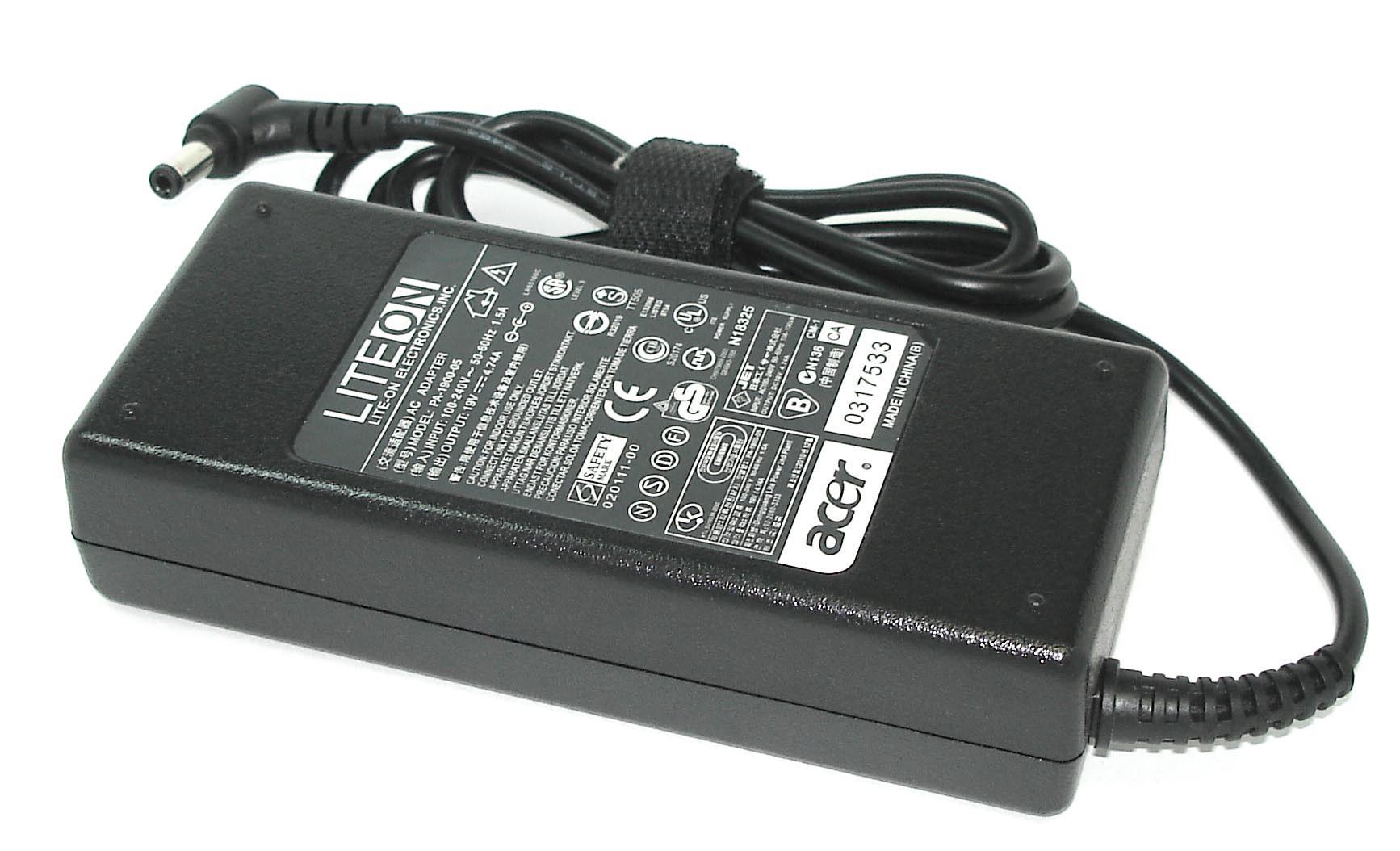 Блок питания для ноутбука Acer 90W 19V 4,74A 5,5x2,5 мм (016030) Блок питания для ноутбука Acer 90W 19V 4,74A 5,5x2,5 мм (016030)