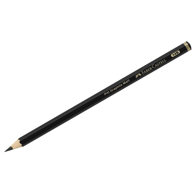 Карандаш чернографитный Faber-Castell PITT 14B Matt Graphite (115214) Карандаш чернографитный Faber-Castell PITT 14B Matt Graphite (115214)