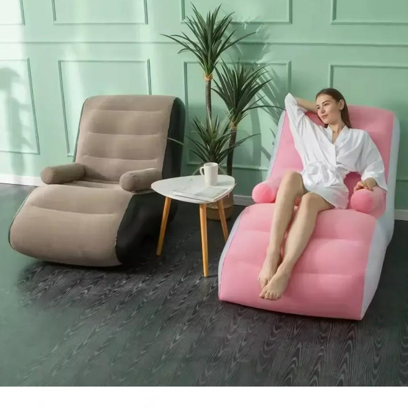 Кресло надувное с подлокотниками Inflatable Sofa 140х85х80 см Коричневый - фото 4 Кресло надувное с подлокотниками Inflatable Sofa 140х85х80 см Коричневый - фото 4