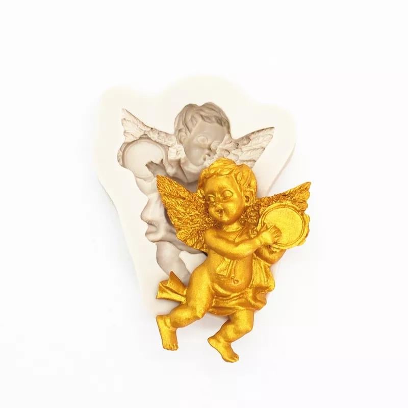 Молд силиконовый Ангел 82x67x16 мм Серый (41138) Молд силиконовый Ангел 82x67x16 мм Серый (41138)