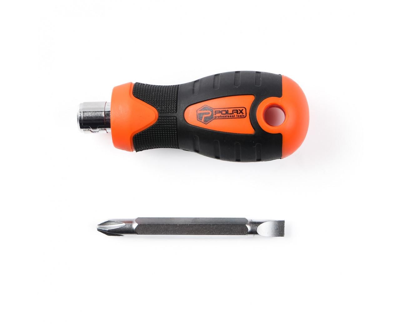 Викрутка Polax зі змінними бітами 2в1 (51-040)