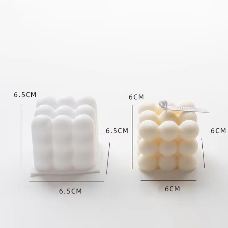 Форма силиконовая для изготовления свечи 6,5х6,5х6,5 cм (silicone mold-11) - фото 5