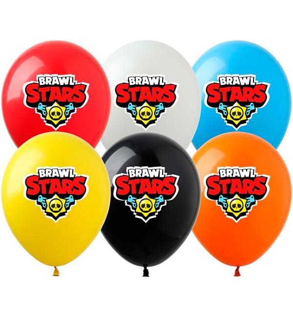 Воздушные шарики Brawl Stars 8 шт. 30 см
