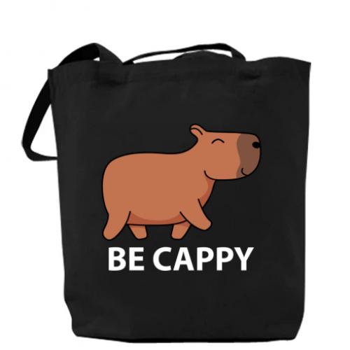 Шоппер Капибара Be Cappy 37x41 см Черный (13450964-2-184882)