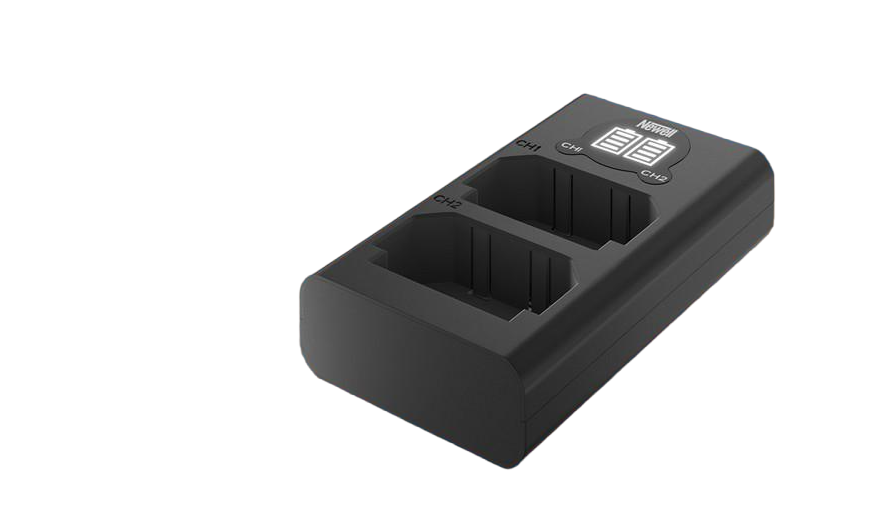 Устройство зарядное DL-W235 LCD2-NPW235 с USB для 2-х аккумуляторов NP-W235 для Fujifilm X-T4