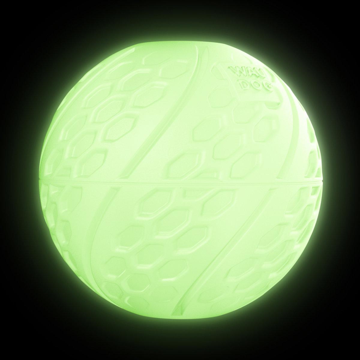 М'ячик світлонакопичувальний WAUDOG Fun з отвором для смаколиків 7 см (25881222) - фото 4