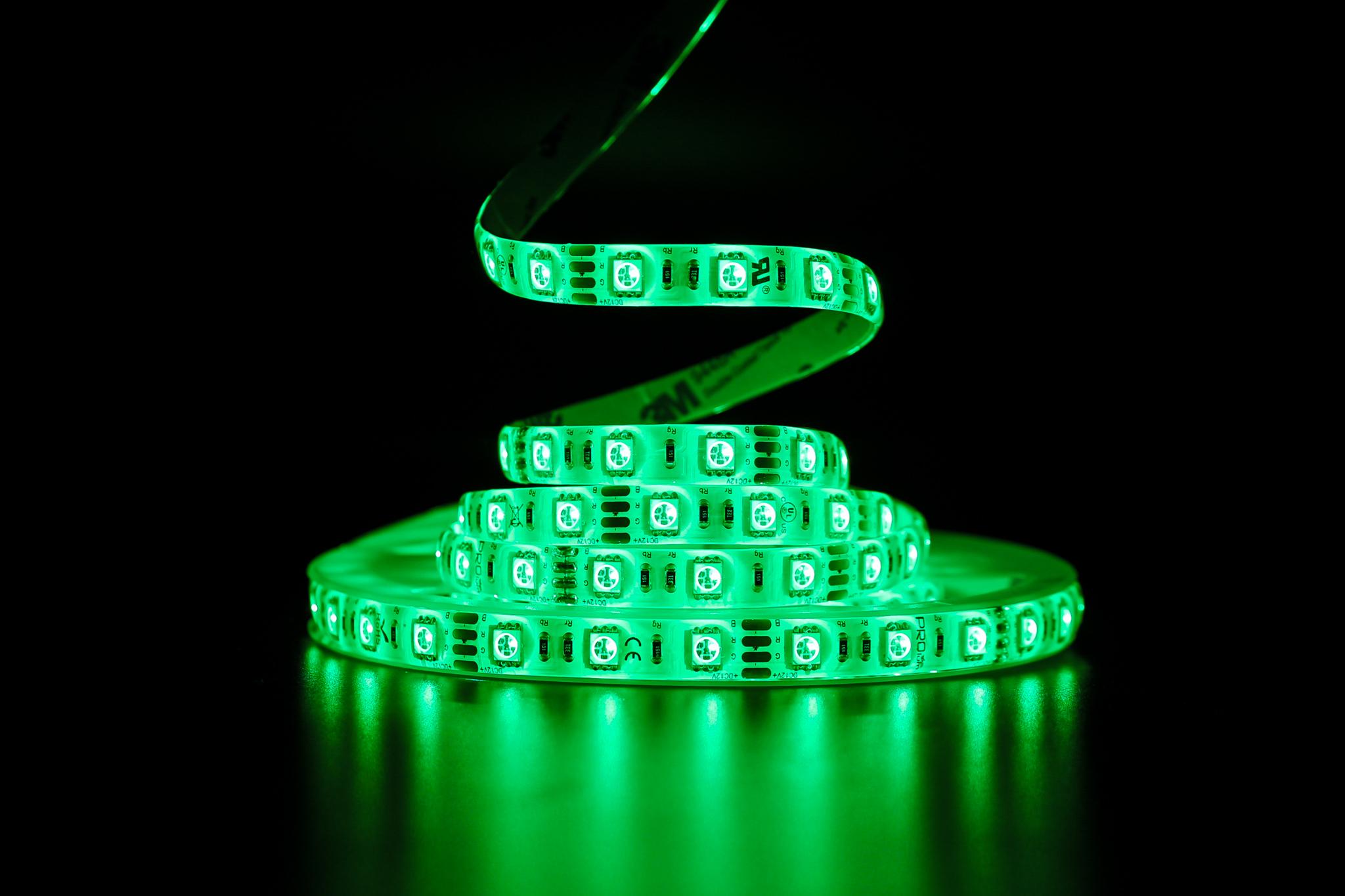 Светодиодная лента Prolum 5050/60 IP65 Series-SG RGB 12V Разноцветный (28522716) - фото 5 Светодиодная лента Prolum 5050/60 IP65 Series-SG RGB 12V Разноцветный (28522716) - фото 5