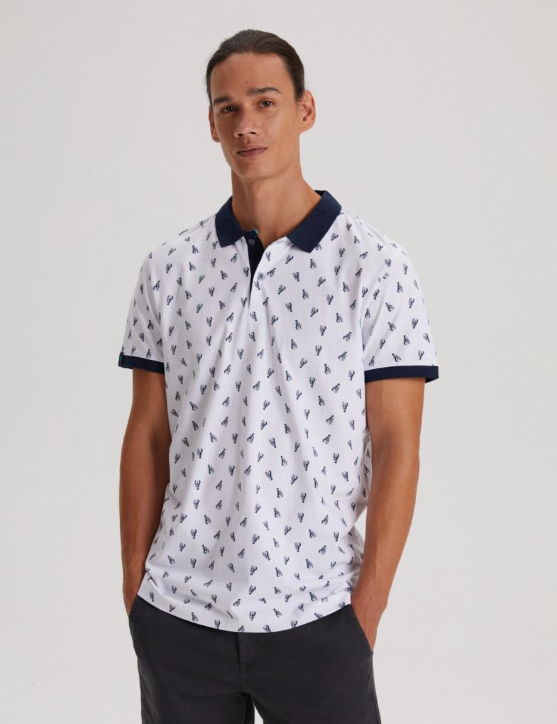 Поло мужское Diverse YANG XL Белый (5902598854872)