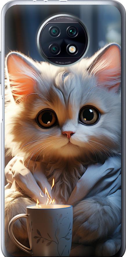 Чехол на Xiaomi Redmi Note 9T White cat (5646u-2261-42517)