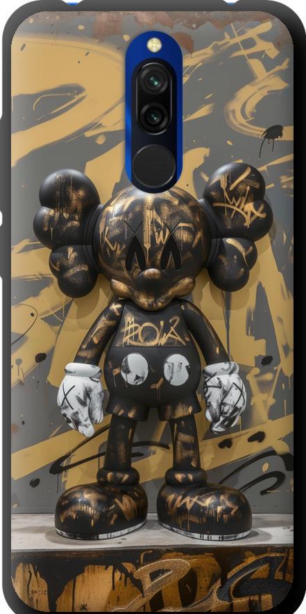 Чехол на Xiaomi Redmi 8 Bronze kaws (6097b-1806-42517)