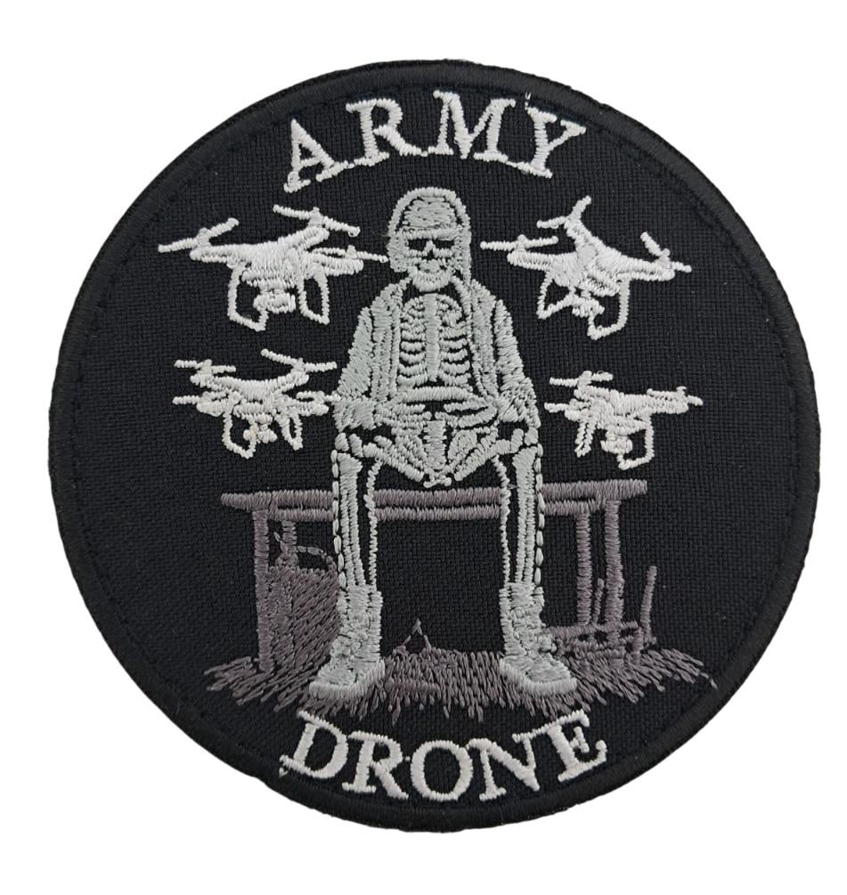 Шеврон Army drone 9х9 см Черный (13024)