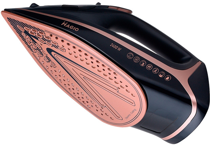 Утюг с автовыключением MAGIO MG-131 с керамической подошвой Черный (GR-05197) - фото 3