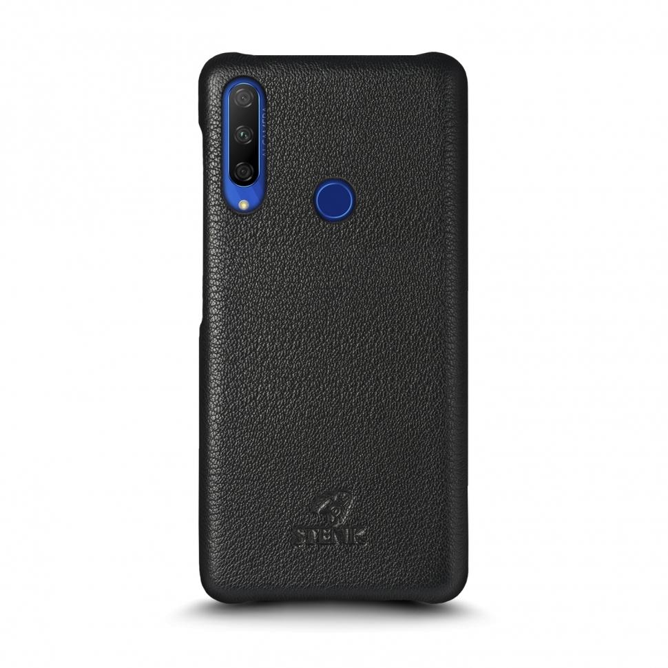 Кожаная накладка Stenk Cover для HuaWei Honor 9X Черный (69261)