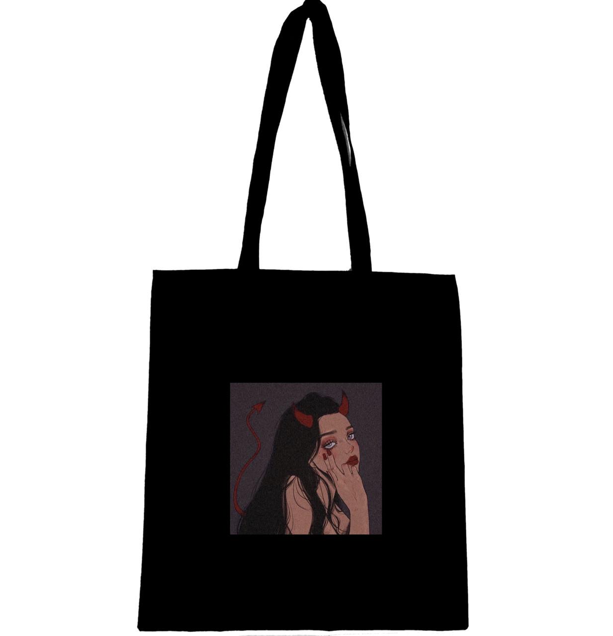 Эко-сумка Девушка Демон (677) Эко-сумка Девушка Демон (677)
