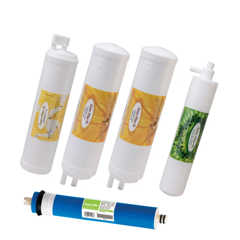 Набір картриджів Puricom для зворотного осмосу з мембраною 4 шт. (30849409)