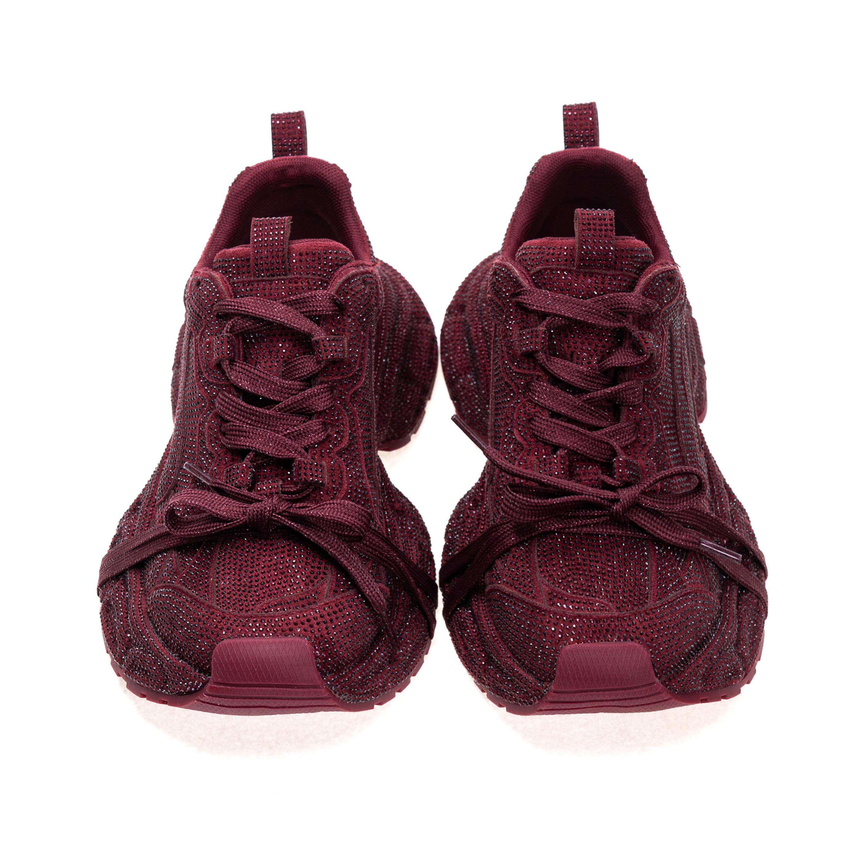 Кроссовки Bigrosse 01569 р. 36 Бордовый (104363595) - фото 2