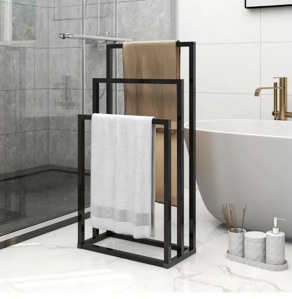 Полотенцесушитель для ванной MSM 3 уровня Черный (94106) Полотенцесушитель для ванной MSM 3 уровня Черный (94106)