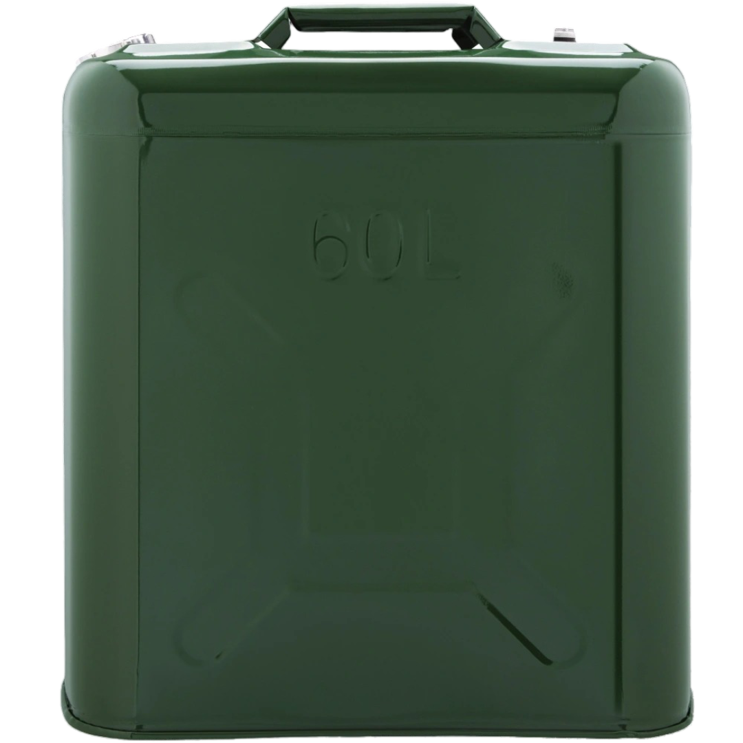 Каністра паливна 2E вертикальна металева 0,8 мм 60 л Зелений (634908) - фото 1