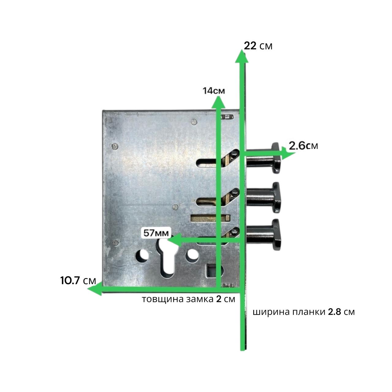 Механизм замка врезной дополнительный Kale 287 D для бронированной двери с поворотными ригелями (24043714) - фото 6 Механизм замка врезной дополнительный Kale 287 D для бронированной двери с поворотными ригелями (24043714) - фото 6