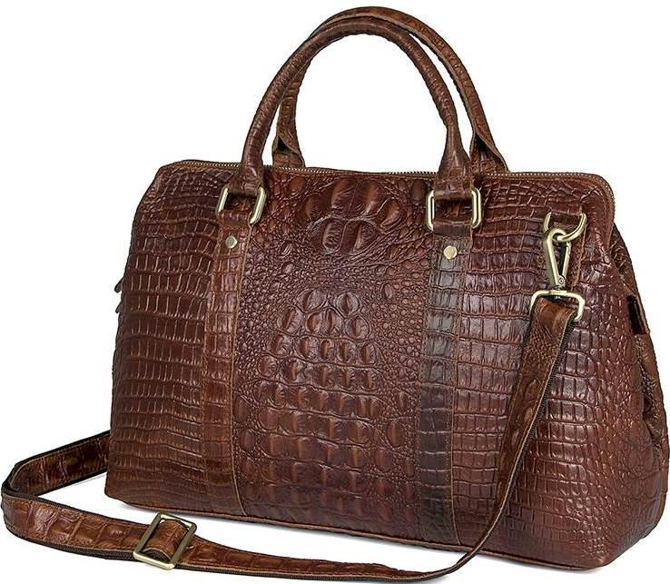Сумка мужская Vintage 14557 из натуральной кожи Коричневый