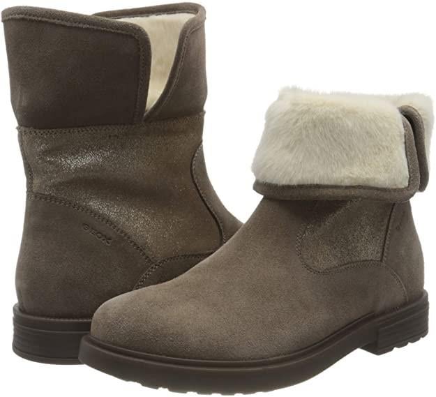 Черевики демісезонні Geox Eclair замшеві р. EUR 39 Brown/Grey (8579306)
