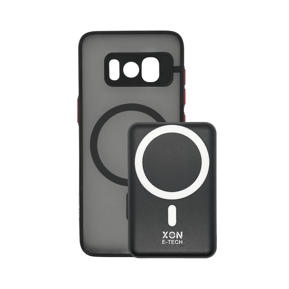 Чехол с беспроводной батареей XON 5000 mAh для Samsung S8 BatteryCase Черный (193603142)