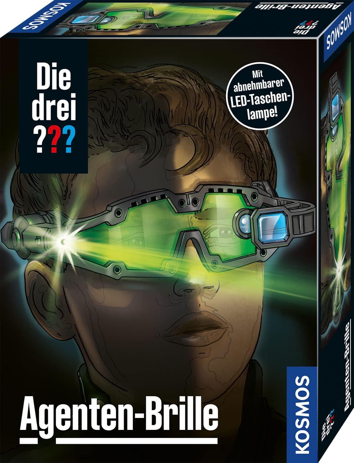 Детские очки агентские KOSMOS Die drei Agenten-Brille с LED-фонарем и увеличительной линзой от 8 лет (SKU-413)