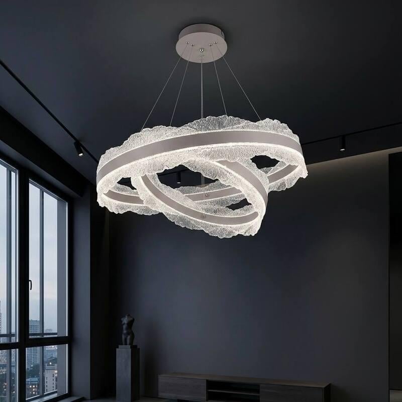 Люстра подвесная Zilini LED 3401/60+40 Светло-серый (34787993)