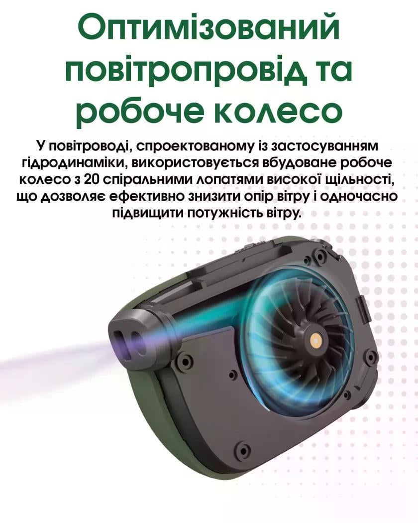 Компресор Nitecore BB Mini Power Bank Зелений (27831874) - фото 5 Компресор Nitecore BB Mini Power Bank Зелений (27831874) - фото 5