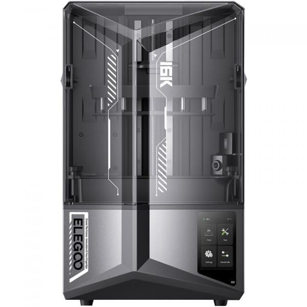 Друкарка 3D ELEGOO Saturn 4 Ultra 16KLCD ±01 мм Chitubox MSLA 21168x11837x220 мм WiFi USB Сірий