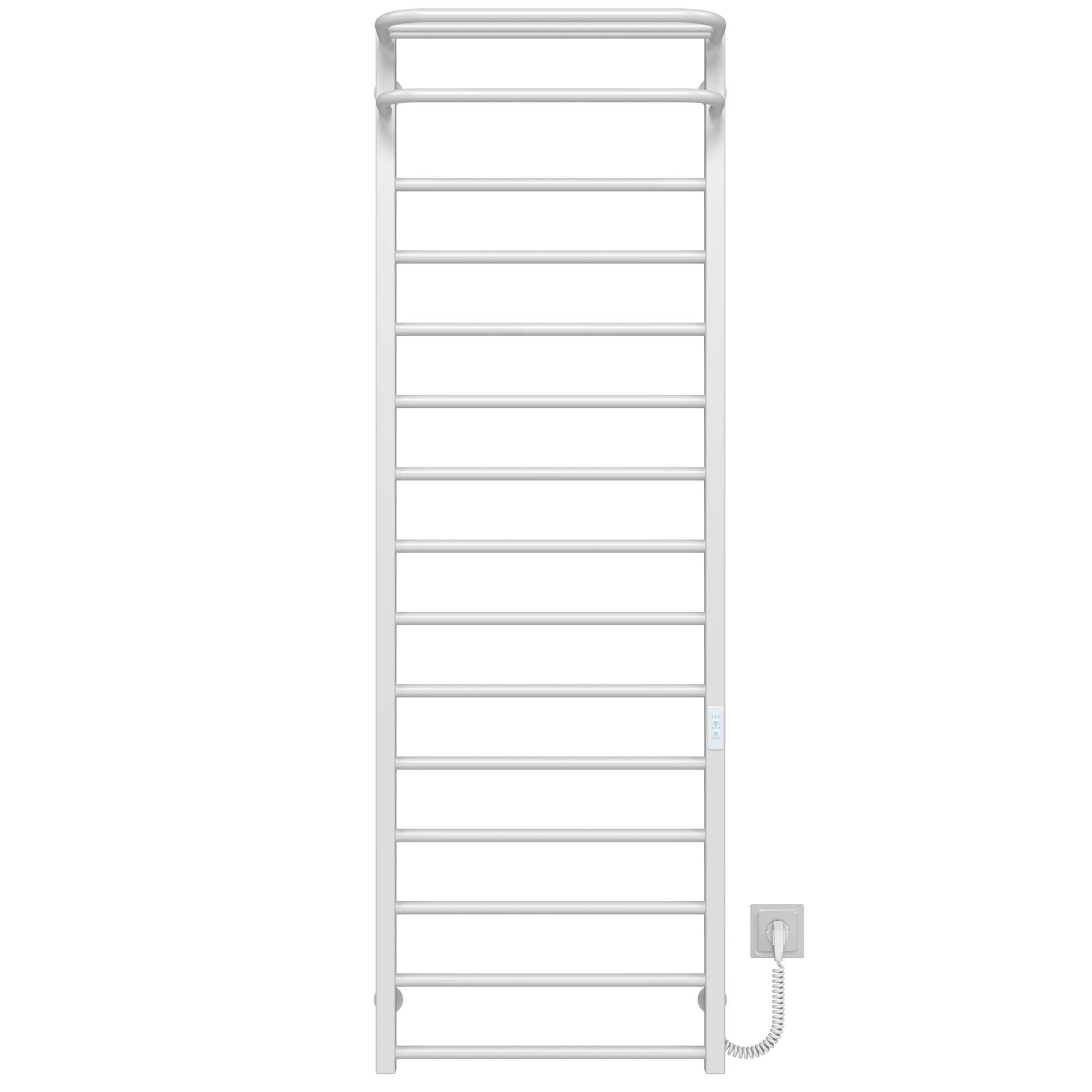 Полотенцесушитель электрический Deffi Lux Hotel П15 WD04 правое подключение нержавеющая сталь 500х1600 мм Белый (A.LH.160.50.15.E.W.R.4)
