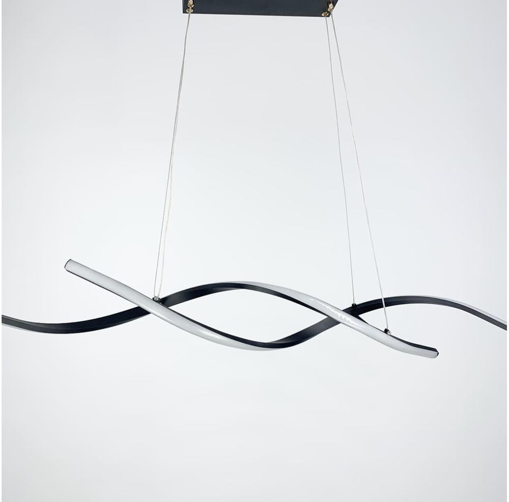 Люстра подвесная Led Lighthouse LNF-17432 BK 56W 120 см Черный