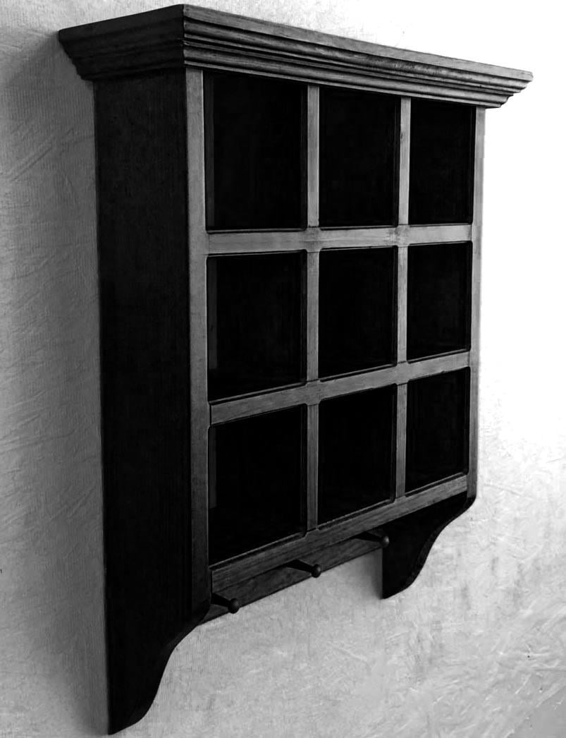 Полка для ванной из дерева Хилесхайм Венге (ВНП/015312)