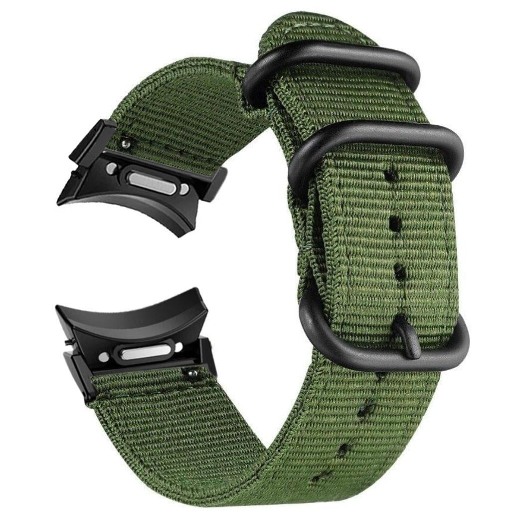 Ремешок нейлоновый Primolux Traveller для часов Samsung Galaxy Watch 7/Watch 6/Watch FE Army Green (35369940)