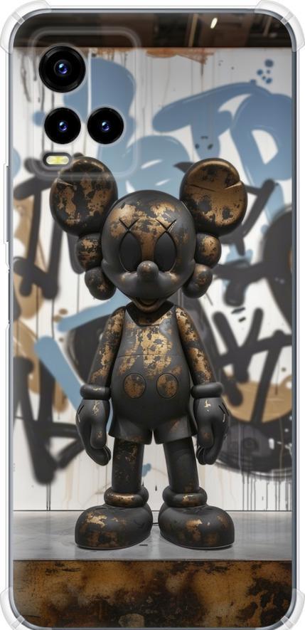 Чехол на Vivo Y33s Bronze kaws v2 (6098sp-2643-42517)