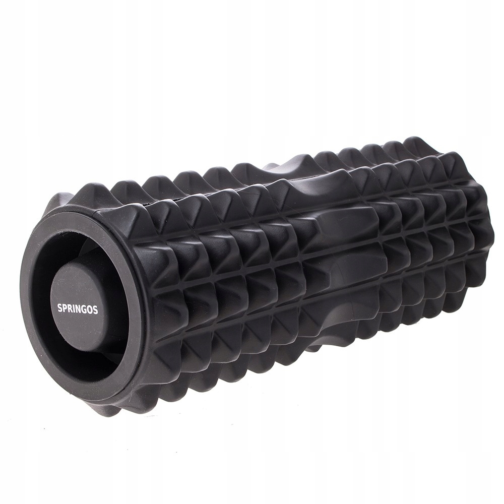 Массажный ролик Springos 33,5x13,5 см FR0006 Black - фото 2