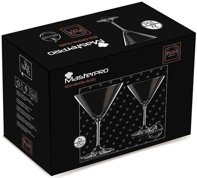 Набір фужерів Bergner MasterPro Barware Oenology 2 шт. 250 мл (BGEU-2881) - фото 2