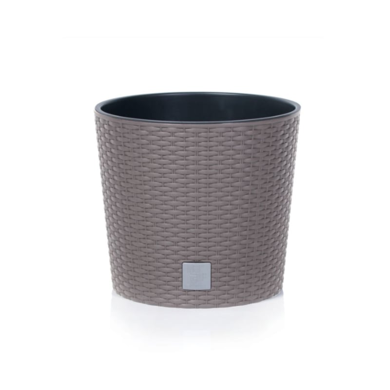 Горшок для цветов Prosperplast Rato со вставкой 2в1 Н-22,4 см Мокко (71999-7529)