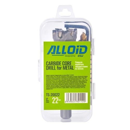 Сверло Alloid корончатое твердосплавное по металлу 22 мм - фото 2 Сверло Alloid корончатое твердосплавное по металлу 22 мм - фото 2