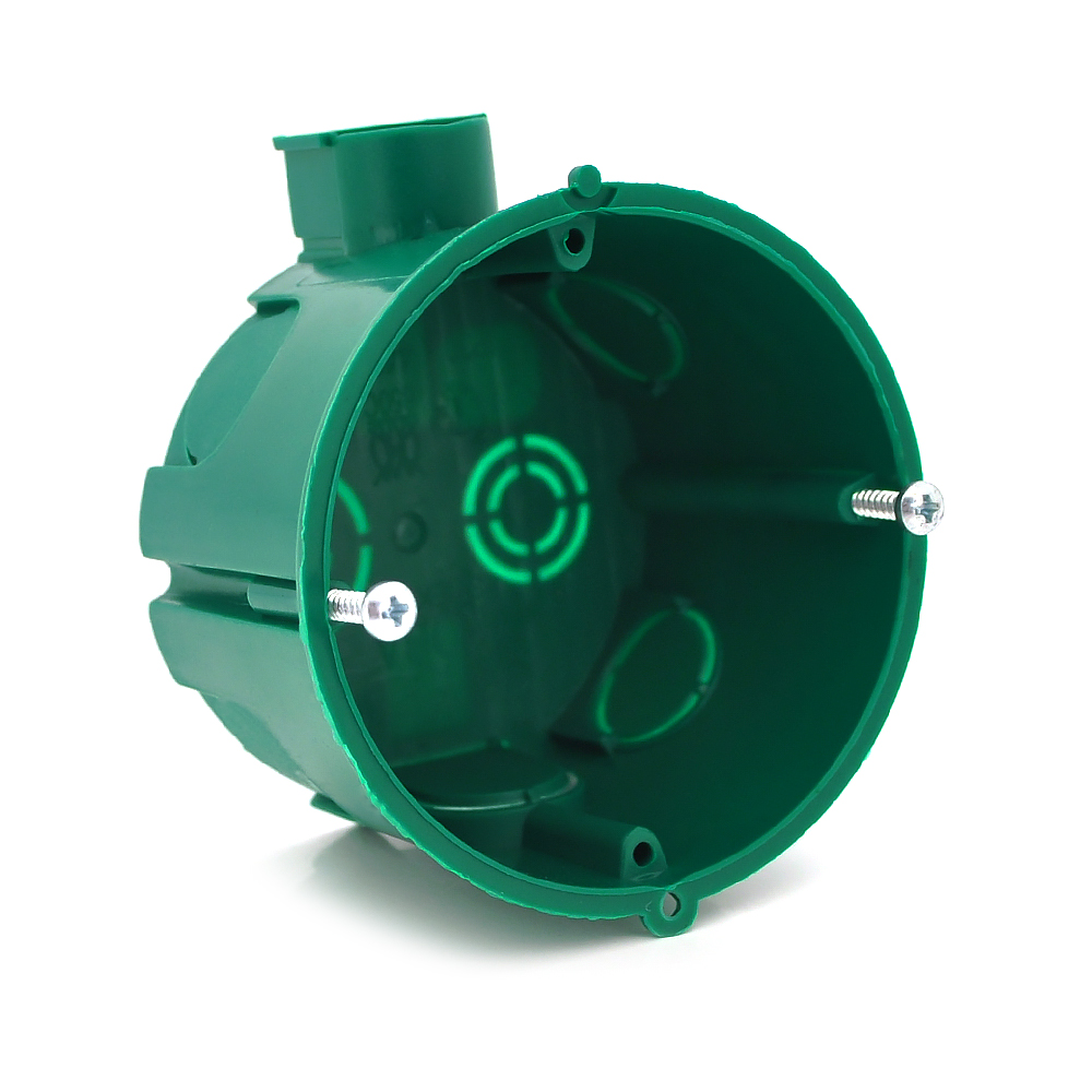 Підрозетник під бетон з болтами q100 68х45 мм Зелений (YUT_V8886)