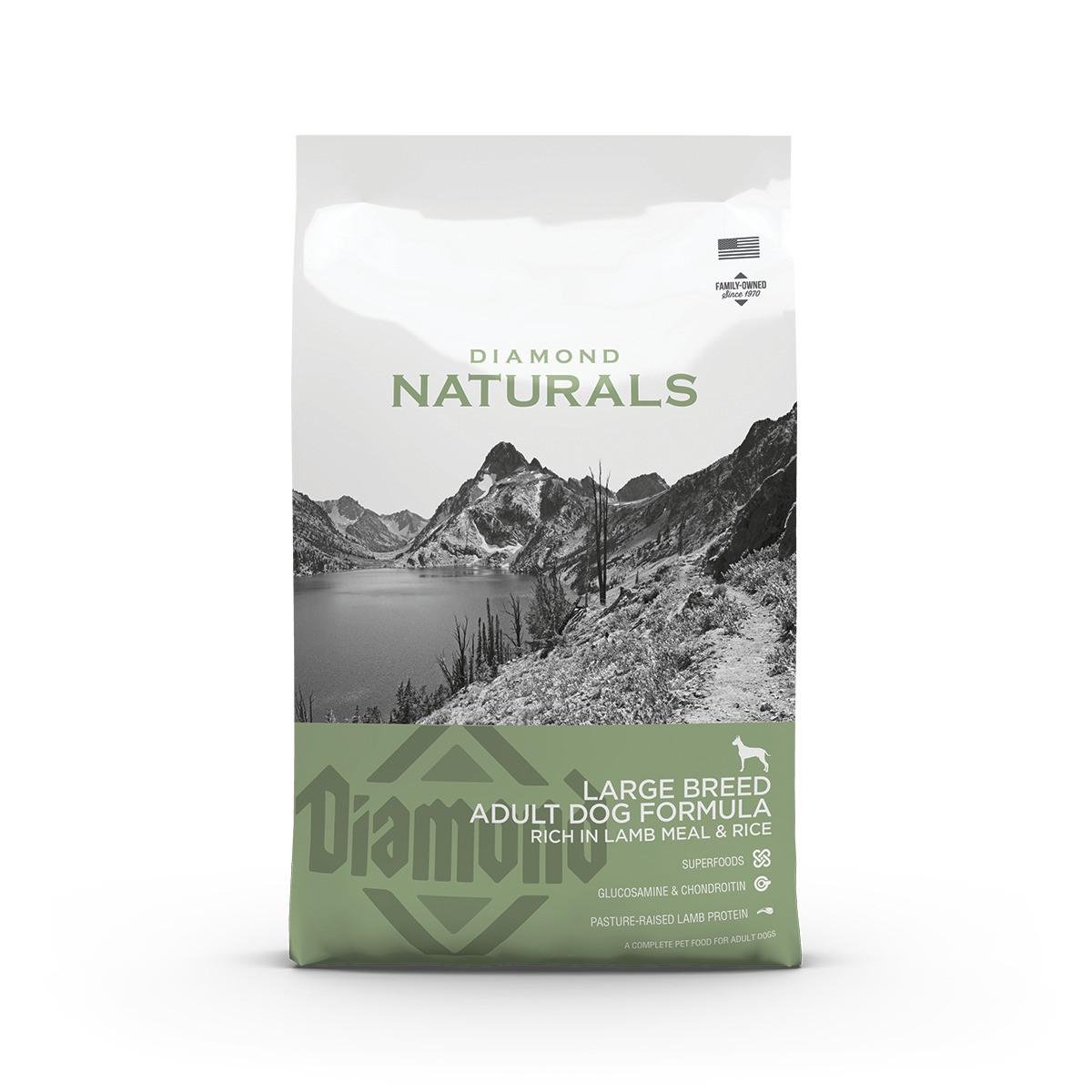 Корм сухий Diamond Naturals AdLrBr Lamb&Rice для дорослих собак великих порід ягня/рис 15 кг (dn10086-HT28)